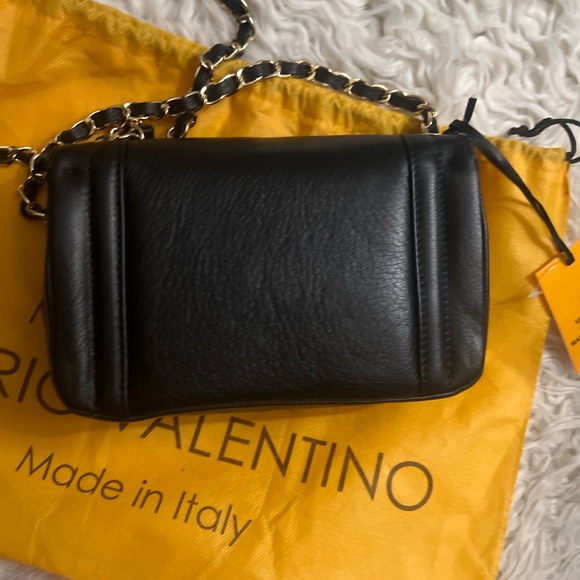Mario Valentino Black Crossbody Bag BNWT - Picture 5 of 9